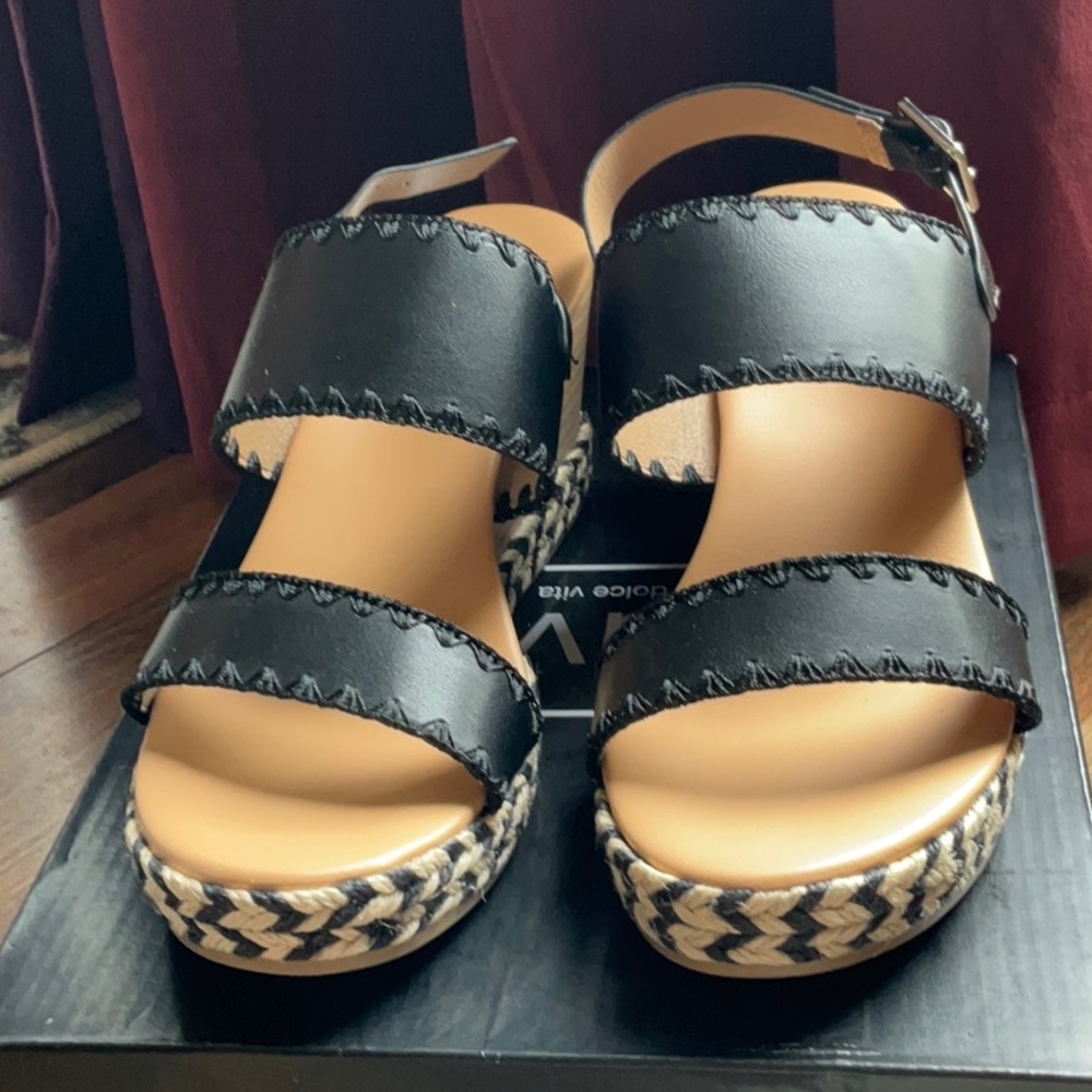 Black Platform Sandals